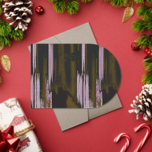 Zwart-wit foto van een gebouw acryl uitnodigingen