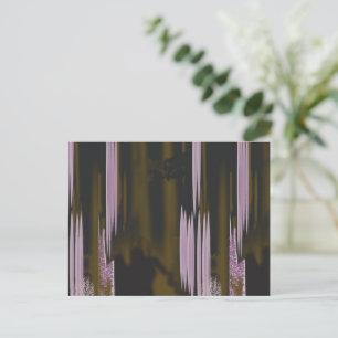 Zwart-wit foto van een gebouw briefkaart