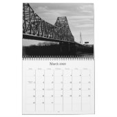 Zwart-wit fotokalender kalender (Mar 2026)