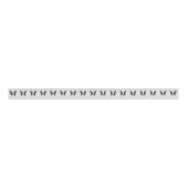 Zwart-wit, Frans Bulldog Grosgrain Ribbon Grosgrain Lint (Voorkant)