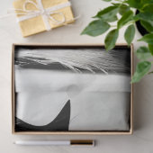 Zwart Wit Fury Silhouet Kat Decoupage Tissuepapier (Geschenk)