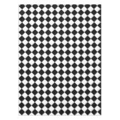 Zwart-wit geblokt tafelkleed Sport (Voorkant)