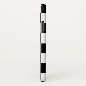 Zwart-wit gecheckt patroon Case-Mate iPhone case (Achterkant / rechts)
