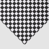 Zwart-wit gecheckte vlag racen tissuepapier (Detail)