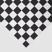 Zwart-wit gecontroleerd tissuepapier (Detail)