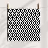Zwart-wit Geo Combo Funky Circles Poster