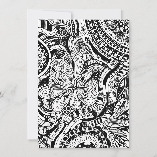 Zwart-wit geometrisch artikel 15 (Voorkant)