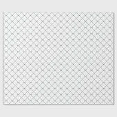 Zwart Wit Geometrisch Eenvoudig Boog Patroon Cadeaupapier (Vlak)