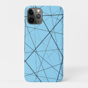 Zwart-wit geometrisch patroon iPhone 11 pro hoesje