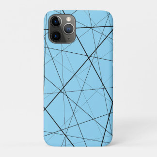 Zwart-wit geometrisch patroon iPhone 11 pro hoesje