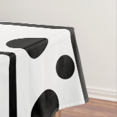 Zwart wit geometrisch patroon tafelkleed (Voorbeeld)