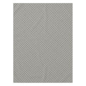 Zwart-wit geometrisch patroon tafelkleed (Voorkant)