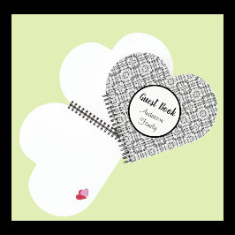 Zwart Wit Geometrisch Squares Spiraal Notitieboek