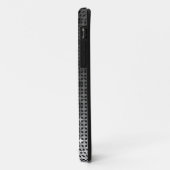Zwart-wit geometrisch verloop Case-Mate iPhone case (Achterkant/links)