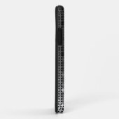 Zwart-wit geometrisch verloop Case-Mate iPhone case (Achterkant/rechts)