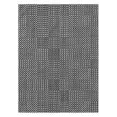 Zwart-wit geometrische art deco print tafelkleed (Voorkant)