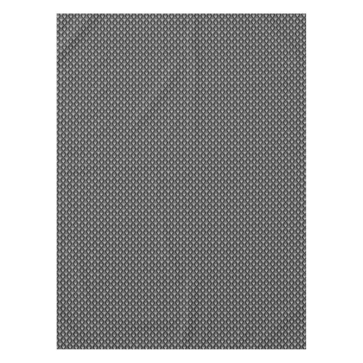 Zwart-wit geometrische art deco print tafelkleed (Voorkant)