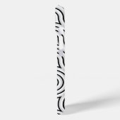 "Zwart & Wit Geometrische Optische Illusie Telefoo Case-Mate iPhone Case (Achterkant / Links)