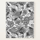 Zwart-wit, gepersonaliseerd planner (Achterkant)