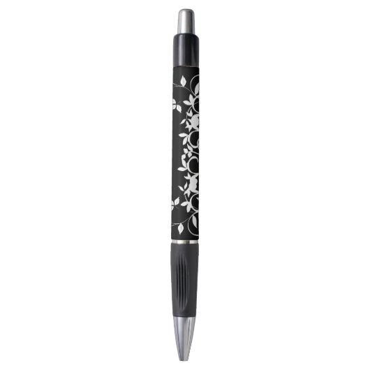 Zwart-wit - Gepersonaliseerde Wedding Favoriet Pen (Voorkant Verticaal)