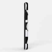 Zwart-wit geruite Raad Case-Mate iPhone Case (Achterkant/rechts)