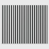 Zwart-wit, gestreept cadeaupapier (Vlak)