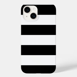 Zwart-wit gestreept - Samsung Galaxy S4-Hoesje Case-Mate iPhone 14 Hoesje