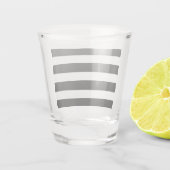 Zwart-wit gestreept shot glas (Achterkant)