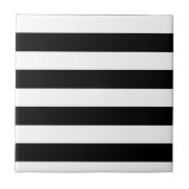 Zwart-wit gestreept tegeltje (Voorkant)