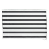 Zwart-wit gestreepte Pillow-set Kussensloop (Voorkant-Links)