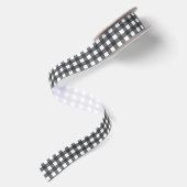 Zwart-wit Gingham Medium Lint (Achterkant)