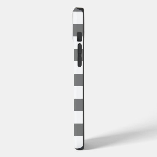 Zwart-wit Gingham Patroon Case-Mate iPhone Case (Achterkant / Links)