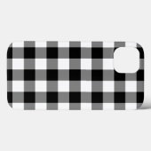 Zwart-wit Gingham Pattern Case-Mate iPhone Case (Achterkant (horizontaal))