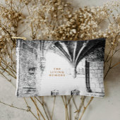 Zwart-wit gotische architectuur schets etui