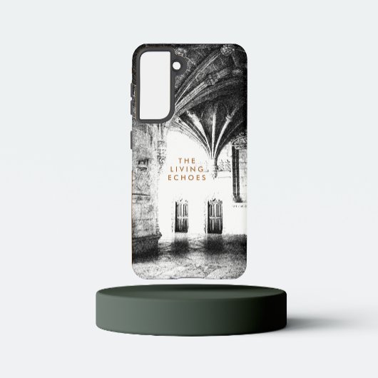 Zwart-wit gotische architectuur schets samsung galaxy hoesje