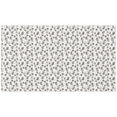 Zwart-wit gotische schedels en Rozen Halloween Tafelkleed (Voorkant (Horizontaal))