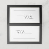 Zwart Wit Goud Moderne Minimale Zittafel (Buitenkant ongevouwen)