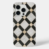 Zwart Wit goud Patroon Marmer Case-Mate iPhone Case (Achterkant)