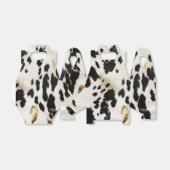 Zwart Wit Goud Zuidwest Koeienhuid Bedankdoosjes (Uitgevouwen)