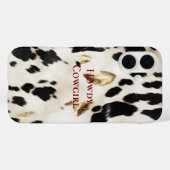 Zwart Wit Goud Zuidwest Koeienhuid Case-Mate iPhone Case (Achterkant (horizontaal))