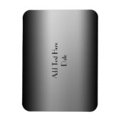 Zwart-wit Gradient Horizon Flex Magnet Magneet (Verticaal)