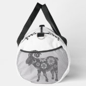 Zwart, Wit, Grijs, Jaar van Geit Chinese Zodiac | Plunjezak (Rechts)