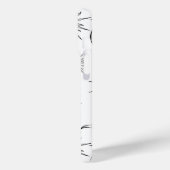 Zwart-wit grillige zon maan & sterren Case-Mate iPhone case (Achterkant / Links)