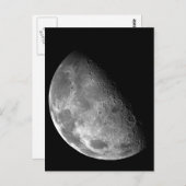 Zwart-wit halfmaan Afbeelding Briefkaart (Voorkant / Achterkant)