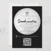 Zwart-wit Halloween feest spooktacular Kaart (Voorkant)
