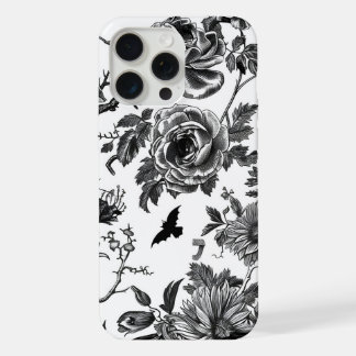 Zwart-wit Halloween Hoesje geoptimaliseerde iPhone iPhone 15 Pro Max Hoesje