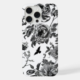 Zwart-wit Halloween Hoesje geoptimaliseerde iPhone iPhone 15 Pro Max Hoesje