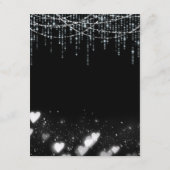 Zwart & Wit Hanging Lights Behuizing Kaart (Achterkant)