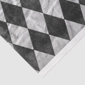 Zwart Wit Harlekijn Decoupage Tissue Paper Tissuepapier (Detail)