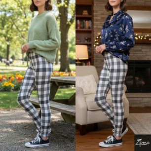 Zwart-Wit Harmony Leggings